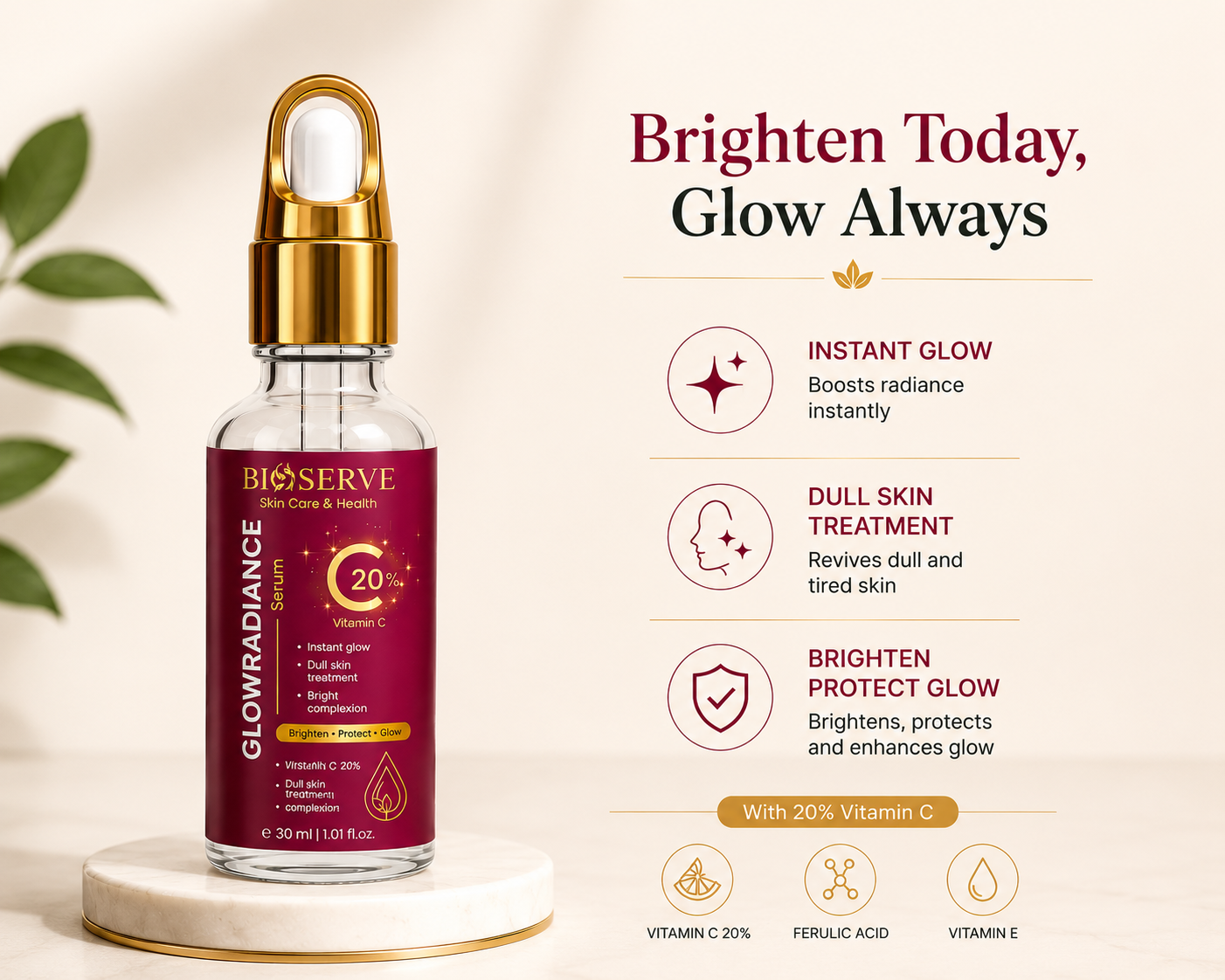 Elates's GlowRadiance Serum