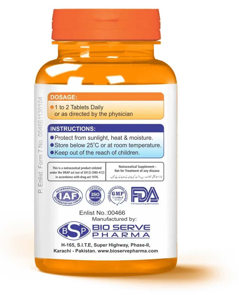 Bi-C Vitamin C 500 mg Chewable Tablets