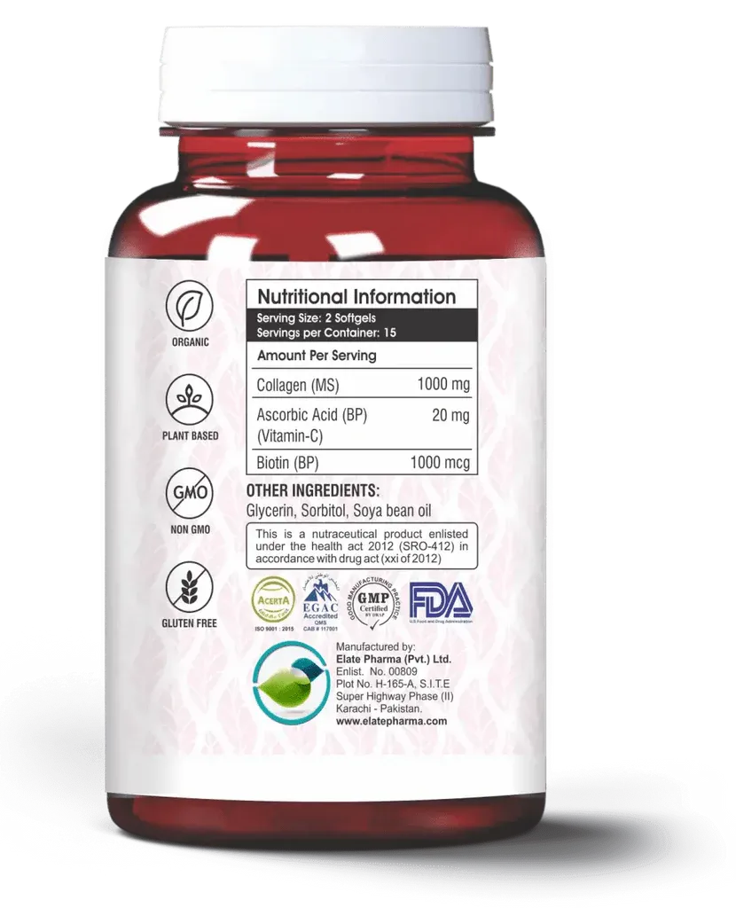 Elate’s Collagen Complex with Biotin & Vitamin C
