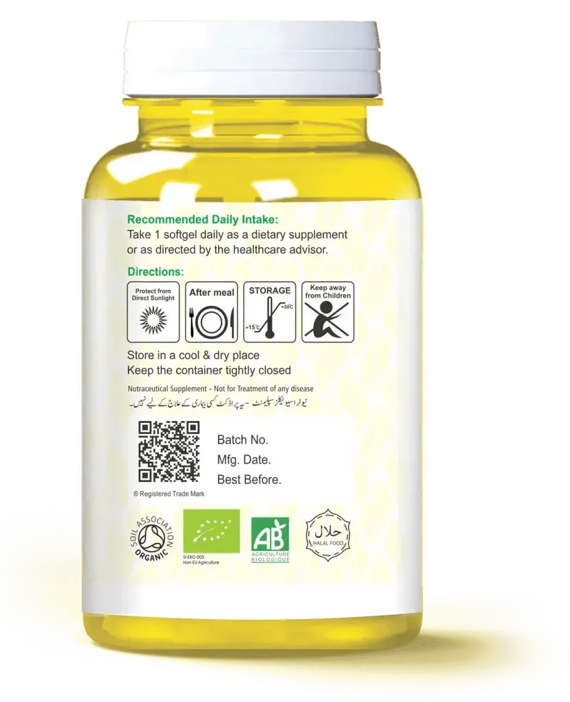 Elate’s Evening Primrose Oil Softgels