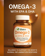 Elate’s Omega-3 Fish Oil with EPA & DHA