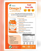 Elate’s Omega-3 Fish Oil with EPA & DHA