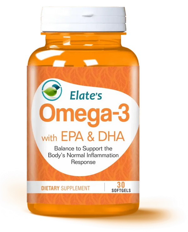 Elate’s Omega-3 Fish Oil with EPA & DHA