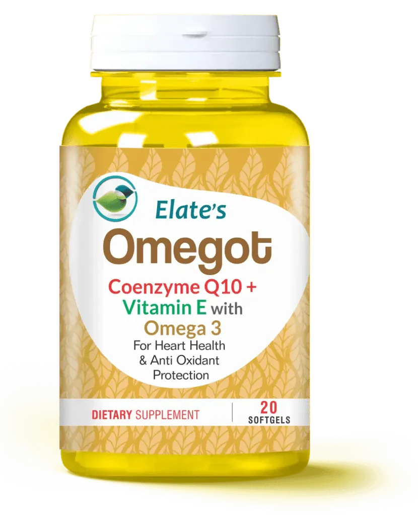 Elate’s Omegot with Omega-3, CoQ10 & Vitamin E
