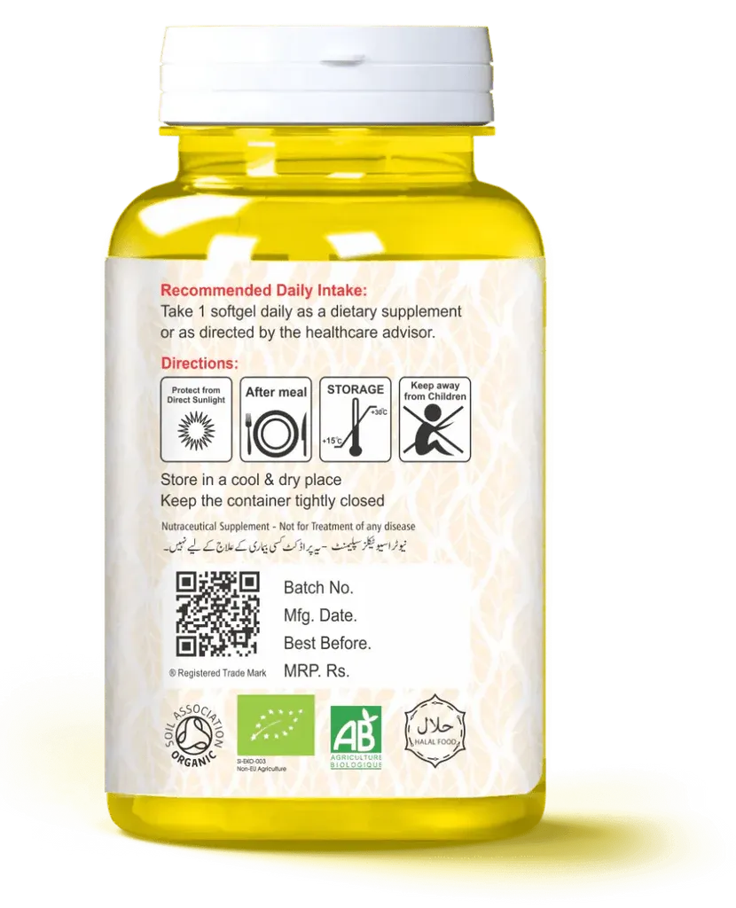 Elate’s Omegot with Omega-3, CoQ10 & Vitamin E