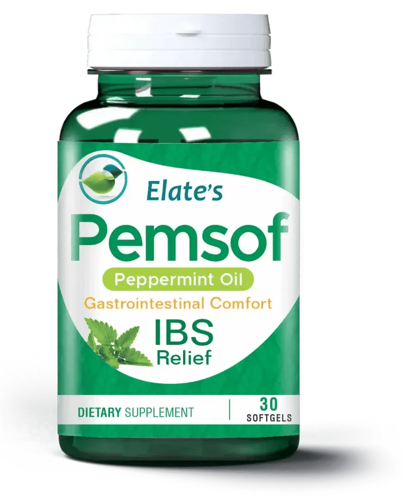 Elate’s Pemsof Peppermint Oil Softgels