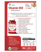 Elate’s Vitamin B12 1500 mcg Supplement